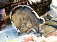 Timing chain cover.