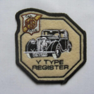 Register Embroidered Badge