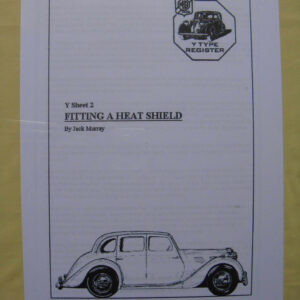 'Y Sheet 2 – Fitting a Heat Shield' by Jack Murray.